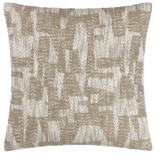 HOEM Ola Abstract Cushion in Taupe - Size: 45 cm x 45 cm - image 1