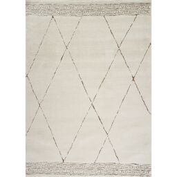 Livabliss Freud-Modern Ivory Brown High Pile Living Dining Bedroom Rug - Size: 200 cm x 275 cm - thumbnail 2