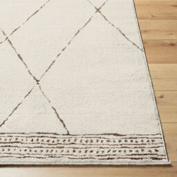 Livabliss Freud-Modern Ivory Brown High Pile Living Dining Bedroom Rug - Size: 200 cm x 275 cm - thumbnail 5