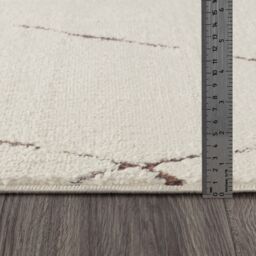 Livabliss Freud-Modern Ivory Brown High Pile Living Dining Bedroom Rug - Size: 200 cm x 275 cm - thumbnail 7