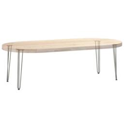 Berkfield Home Hairpin Table Legs 4 pcs Natural Steel 72 cm Solid Steel in Grey - thumbnail 8