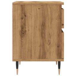 Berkfield Home Bedside Cabinets 2 pcs Artisan Oak 40x35x50 cm Engineered Wood in Brown - Size: 40 x 35 x 50 cm - thumbnail 6