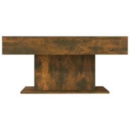 Berkfield Home Modern Coffee Table Smoked Oak 96x50x45 cm Engineered Wood in Brown - Size: 96 x 50 x 45 cm - thumbnail 5