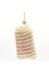KDMD Natural Sisal Soap Bag - Handcrafted, Durable, & Travel-Friendly in Cream - thumbnail 3