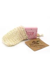 KDMD Natural Sisal Soap Bag - Handcrafted, Durable, & Travel-Friendly in Cream - thumbnail 2