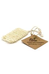 KDMD Natural Sisal Soap Bag - Handcrafted, Durable, & Travel-Friendly in Cream