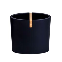 Showerdrape Sonata White & Bamboo Toothbrush Holder in Black - thumbnail 3