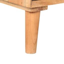 Berkfield Home TV Cabinet 100x35x40 cm Solid Acacia Wood in Brown - Size: 100 x 35 x 40 cm - thumbnail 6
