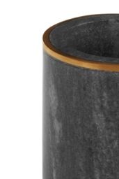 Orsina Grey Marble Range Grey Marble Brass Tumbler - thumbnail 4