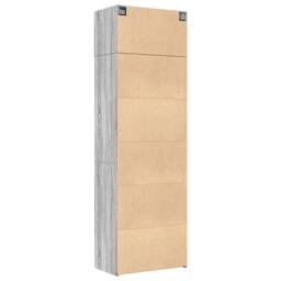 Berkfield Home Storage Cabinet Grey Sonoma 70x42.5x225 cm Engineered Wood - thumbnail 8