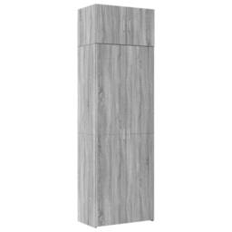 Berkfield Home Storage Cabinet Grey Sonoma 70x42.5x225 cm Engineered Wood - thumbnail 3