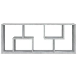 Berkfield Home Wall Shelf Concrete Grey 36x16x90 cm Engineered Wood - Size: 36 x 16 x 90 cm - thumbnail 6