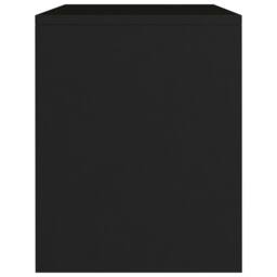 Berkfield Home Elegant Bedside Cabinets 2 pcs Black 40x30x40 cm Engineered Wood - Size: 40 x 30 x 40 cm - thumbnail 6