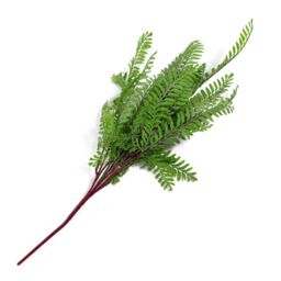Leaf 55cm Himilayan Maidenhair Fern Bush Light Green Plant - thumbnail 4