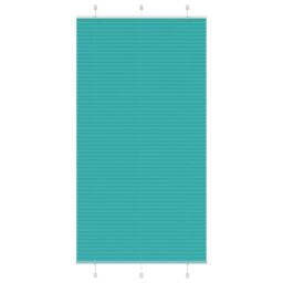 Berkfield Home Pleated Blind Petrol Green 110x200 cm Fabric Width 109.4 cm Polyester - thumbnail 2