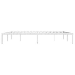 Berkfield Home Metal Bed Frame White 180x200 cm Super King Size - thumbnail 6
