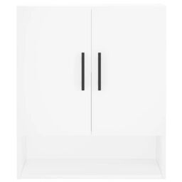 Berkfield Home Wall Cabinet White 60x31x70 cm Engineered Wood - Size: 60 x 31 x 70 cm - thumbnail 5
