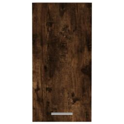 Berkfield Home Hanging Cabinet Smoked Oak 29.5x31x60 cm Engineered Wood in Brown - thumbnail 5