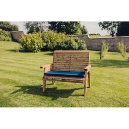 Churnet Valley Garden Furniture Ltd Valley 2 Seat Bench - Flat Pack - Min. Assembly Required in Brown - thumbnail 3