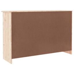 Berkfield Home Beautiful Chest of Drawers ALTA 112x35x73 cm Solid Wood Pine in Light Tan - Size: 112 x 35 x 73 cm - thumbnail 6