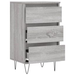 Berkfield Home Sideboard Grey Sonoma 40x35x70 cm Engineered Wood - Size: 40 x 35 x 70 cm - thumbnail 6