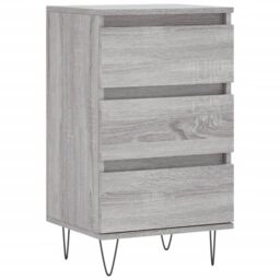 Berkfield Home Sideboard Grey Sonoma 40x35x70 cm Engineered Wood - Size: 40 x 35 x 70 cm - thumbnail 2