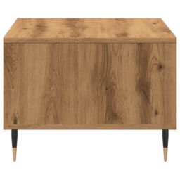 Berkfield Home Coffee Table Artisan Oak 60x50x36.5 cm Engineered Wood in Brown - thumbnail 5