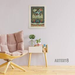"Artery8 Chinese Patterns with Birds Racinet Vintage Canvas Wall Art - Size: W18"" x H24""" - thumbnail 3