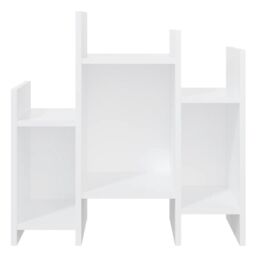 Berkfield Home Side Cabinet White 60x26x60 cm Engineered Wood - Size: 60 x 26 x 60 cm - thumbnail 5