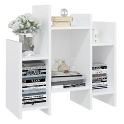 Berkfield Home Side Cabinet White 60x26x60 cm Engineered Wood - Size: 60 x 26 x 60 cm - thumbnail 4