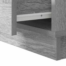 Berkfield Home Bedside Cabinet with LED Grey Sonoma 50x34, 5x50 cm - thumbnail 9