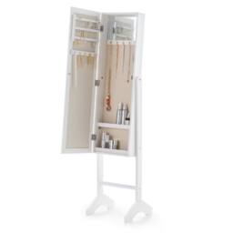 Cheshire Premium Bijou White Jewellery Mirror - thumbnail 2