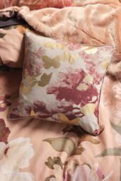 Linen House Floraine Botanical Cushion in Dusty Pink - thumbnail 2