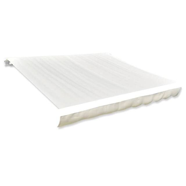 Berkfield Home Awning Top Sunshade Canvas Cream 450x300 cm in Beige - image 1