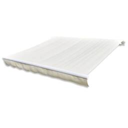 Berkfield Home Awning Top Sunshade Canvas Cream 450x300 cm in Beige - thumbnail 2