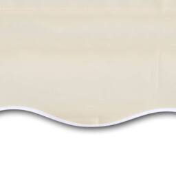 Berkfield Home Awning Top Sunshade Canvas Cream 450x300 cm in Beige - thumbnail 4