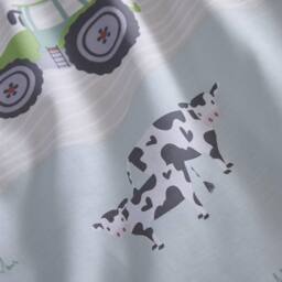 HomeSpace Direct Charming Farm Friends Duvet Cover Set - Size: Single - thumbnail 3