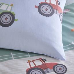 HomeSpace Direct Charming Farm Friends Duvet Cover Set - Size: Single - thumbnail 2
