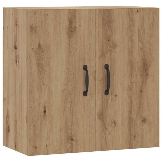 Berkfield Home Wall Cabinet Artisan Oak 60x31x60 cm Engineered Wood in Brown - Size: 60 x 31 x 60 cm - image 1