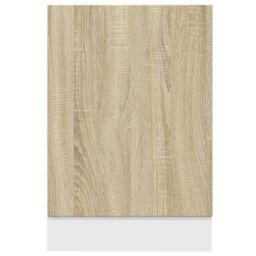 Berkfield Home Dishwasher Panel Lyon Sonoma Oak 45x3x67 cm Engineered Wood in Brown - Size: 45 x 3 x 67 cm - thumbnail 4