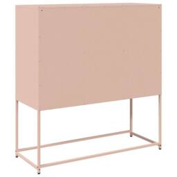 Berkfield Home Sideboard Pink 100.5x39x107 cm Cold-rolled Steel - thumbnail 8