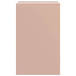 Berkfield Home Bedside Cabinets 2pcs Pink 34.5x39x62 cm Steel - thumbnail 8