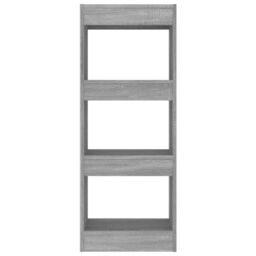 Berkfield Home Book Cabinet/Room Divider Grey Sonoma 40x30x103 cm Engineered Wood - Size: 40 x 30 x 103 cm - thumbnail 4