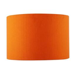 Happy Homewares Orange Linen Fabric Lamp Shade with Inner Multi Colour Marble Design - Size: 12 inches - thumbnail 8