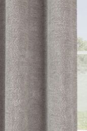 Enhanced Living Thick Boucle Thermal Room Darkening Eyelet Curtain For Living Room & Bedrooms in Silver - Size: 229 cm width x 229 cm drop - thumbnail 3