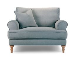 The Great Sofa Company Margot Snuggle Chair Faro Denim in Blue - thumbnail 3