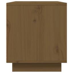 Berkfield Home TV Cabinet Honey Brown 80x35x40.5 cm Solid Wood Pine - thumbnail 6