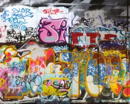 Origin Murals Urban Graffiti Wall Mural - Size: W350 cm x H280 cm - thumbnail 3