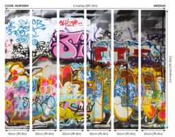Origin Murals Urban Graffiti Wall Mural - Size: W350 cm x H280 cm - thumbnail 4