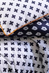 Martex Black 'Umbria' Duvet Cover Set - Size: Double - thumbnail 3